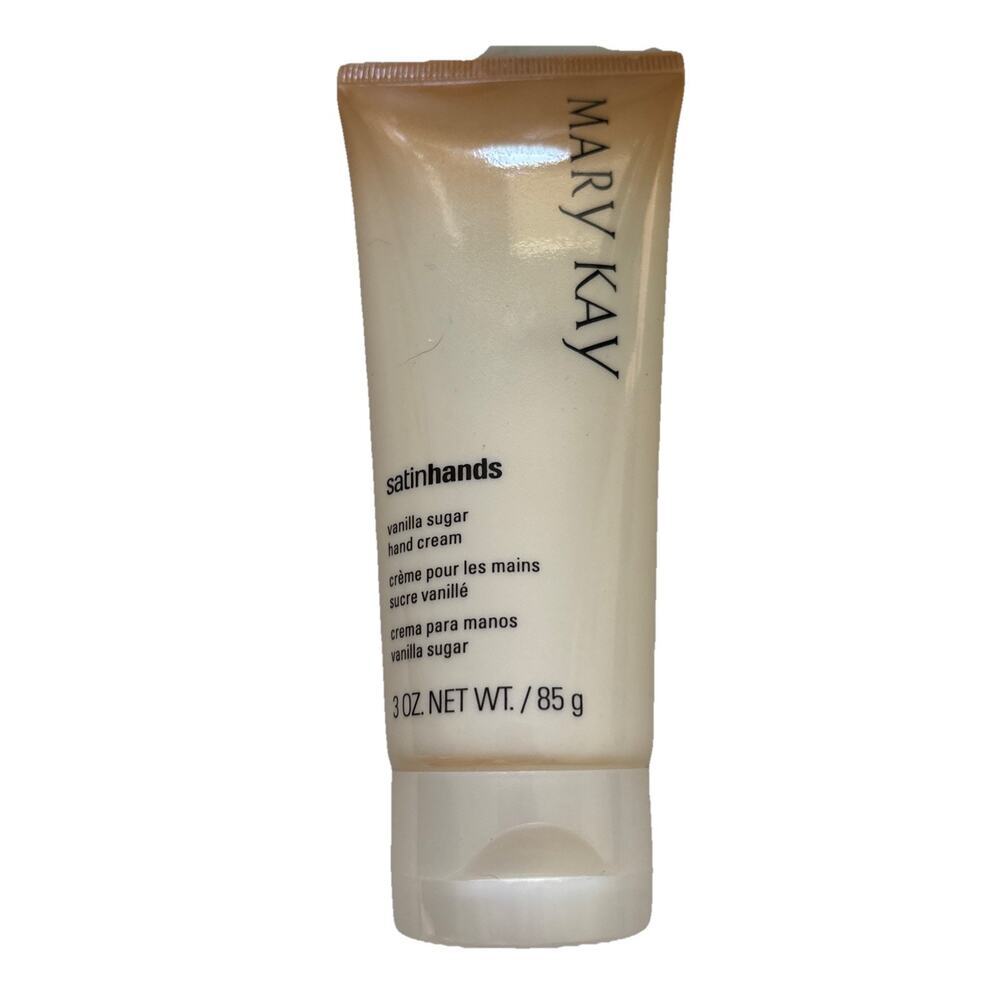 MARY KAY Satin Hands VANILLA SUGAR Hand Cream 3 Oz. NEW